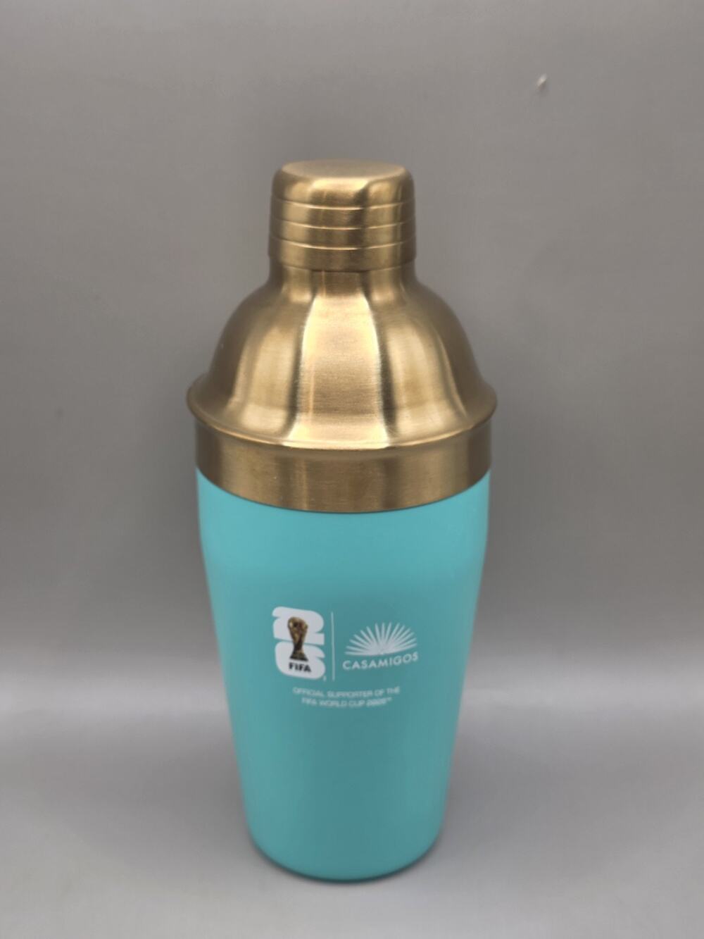 Casamigos FIFA World Cup 2026 Cocktail Shaker Limited Edition Teal Gold NEW